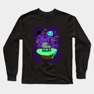 a sheep in space Long Sleeve T-Shirt